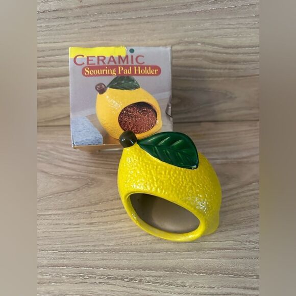 Vintage lemon scouring pad holder🍋🍋🍋 - Picture 1 of 2